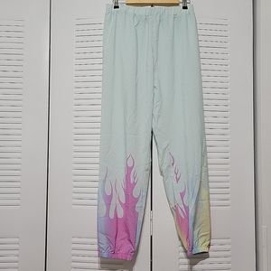 Loose elastic waist pants